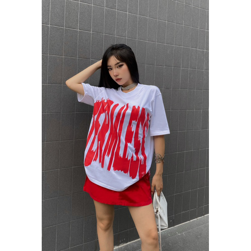 Áo Thun Chữ TERMLESS Unisex Nam Nữ 100% Cotton Form Oversize