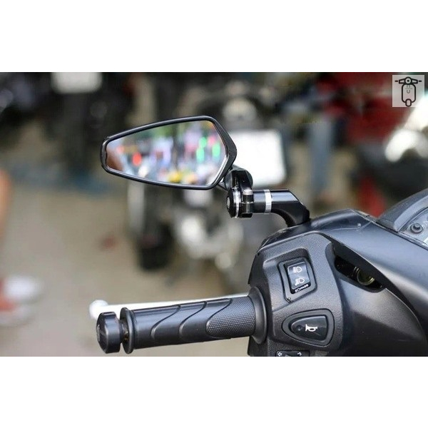 Gương CRG Chân Ngắn Vespa Full CNC Cao Cấp