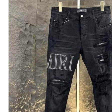 Quần jean dài nam chất denim cao cấp thêu logo chữ kèm vá da trắng cực chất form chuẩn skinny