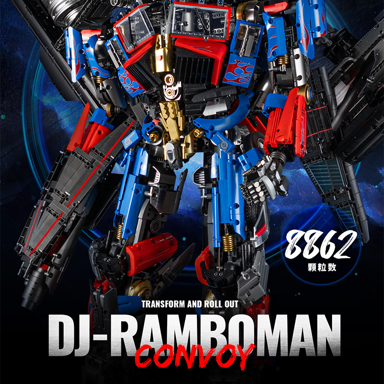Xếp Hình Robot Optimus Bản Moc 1m 8862 Mảnh