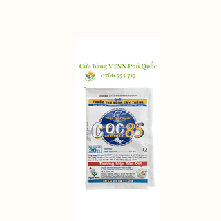 Thuốc Coc 85 trừ nấm bệnh và vi khuẩn cho cây trồng 20gr