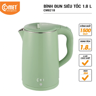 Bình đun siêu tốc Comet CM8218