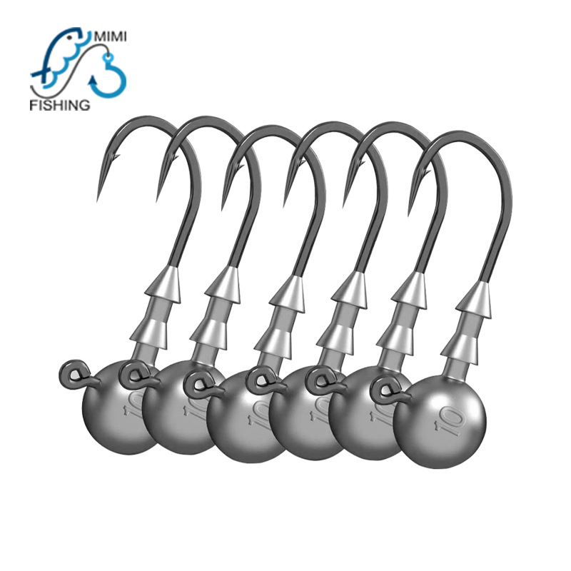 Set 5-10/cái móc câu cá gắn chì chuyên dụng câu lure