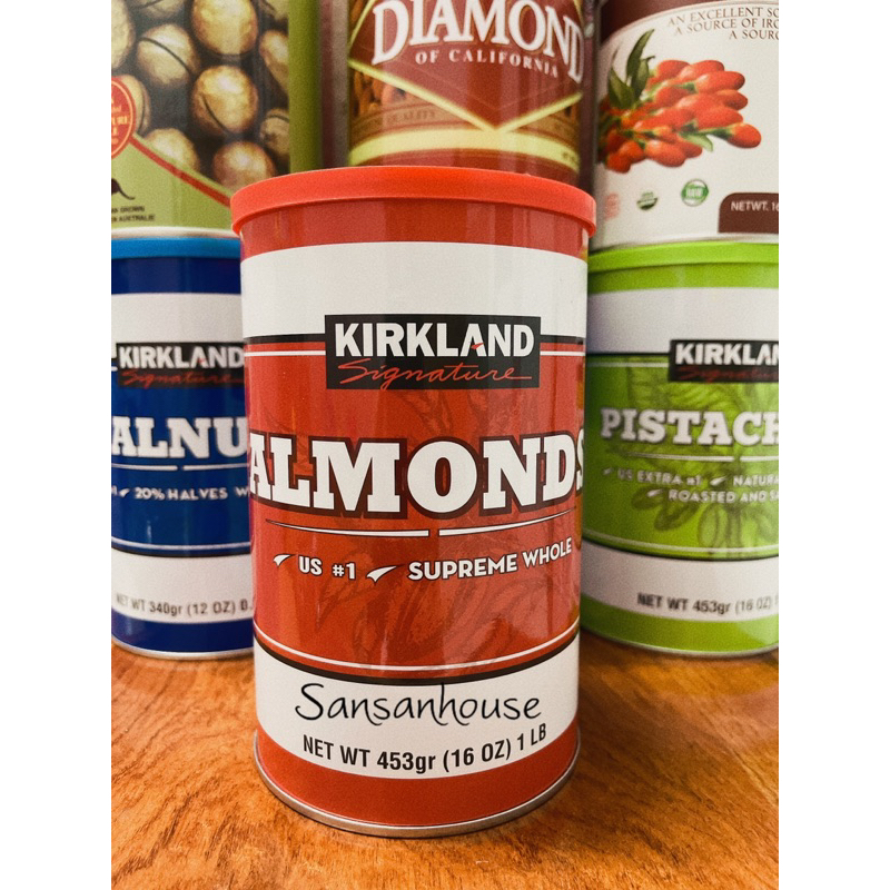 Hạnh Nhân Kirkland Lon 453g Đã Tách Vỏ Sấy Giòn