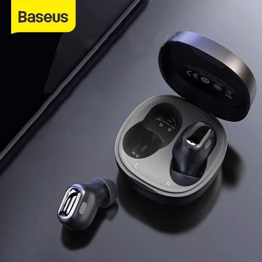 Tai Nghe Bluetooth 5.3 Baseus WM01 TWS Chống Ồn cao cấp - Giảm ồn Tai nghe kèm theo hộp sạc - ChínhHãng - Bảo hành 2 năm