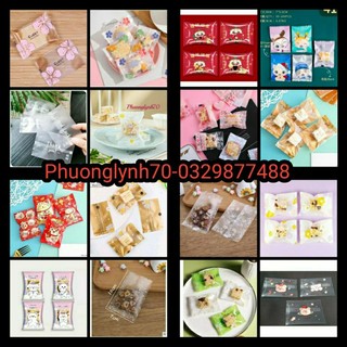 Túi bánh quy, bánh cookies hàn miệng 7*10cm (100 cái),hàn miệng