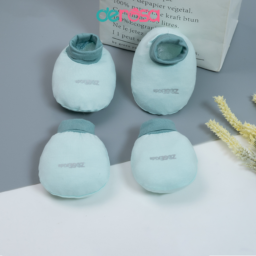 Bao chân tay cho bé sơ sinh DEROSA KIDS chất liệu Bamboo AWPKZ050BTC