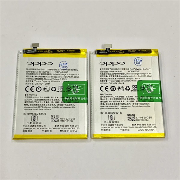 Pin BLP631 pin điện thoại OPPO A73 / F3 / F5 pin mới zin- bảo hành 3 tháng