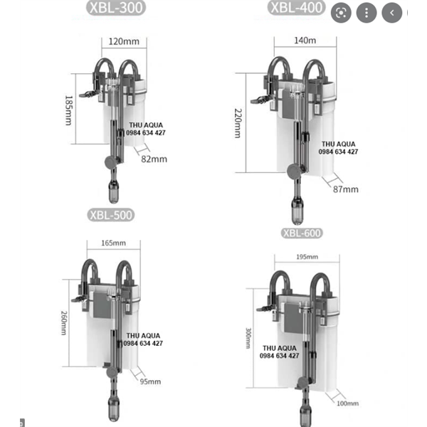 Máy lọc treo cao cấp sunsun XBL