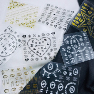 Sticker dán móng thương hiệu-Set 2 tấm