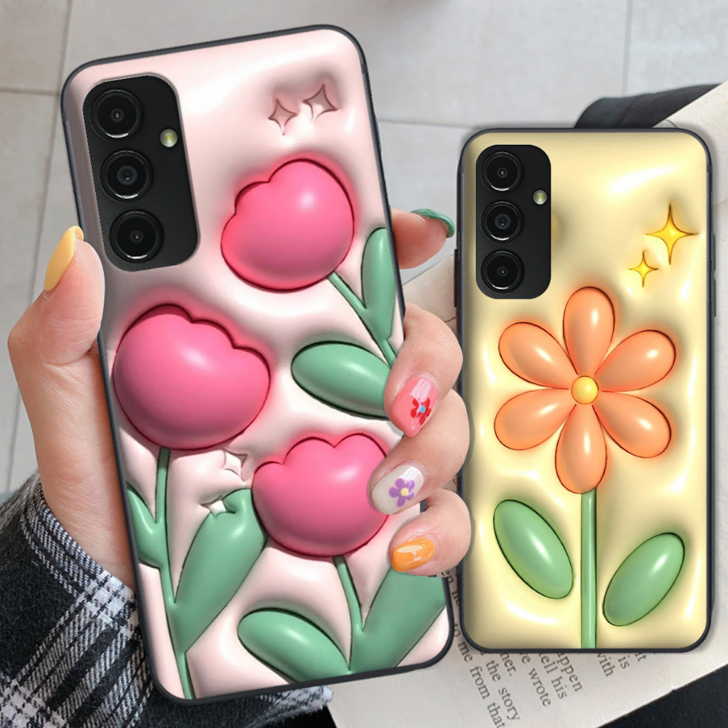 Ốp Samsung A14 / A24 / A34 / A54 5G in phẳng 3D giả nổi siêu đẹp, ốp cute dễ thương