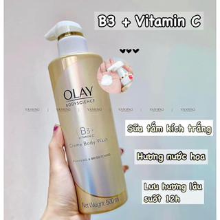 Tắm trắng da Olay 500ml B3+ Thái Lan