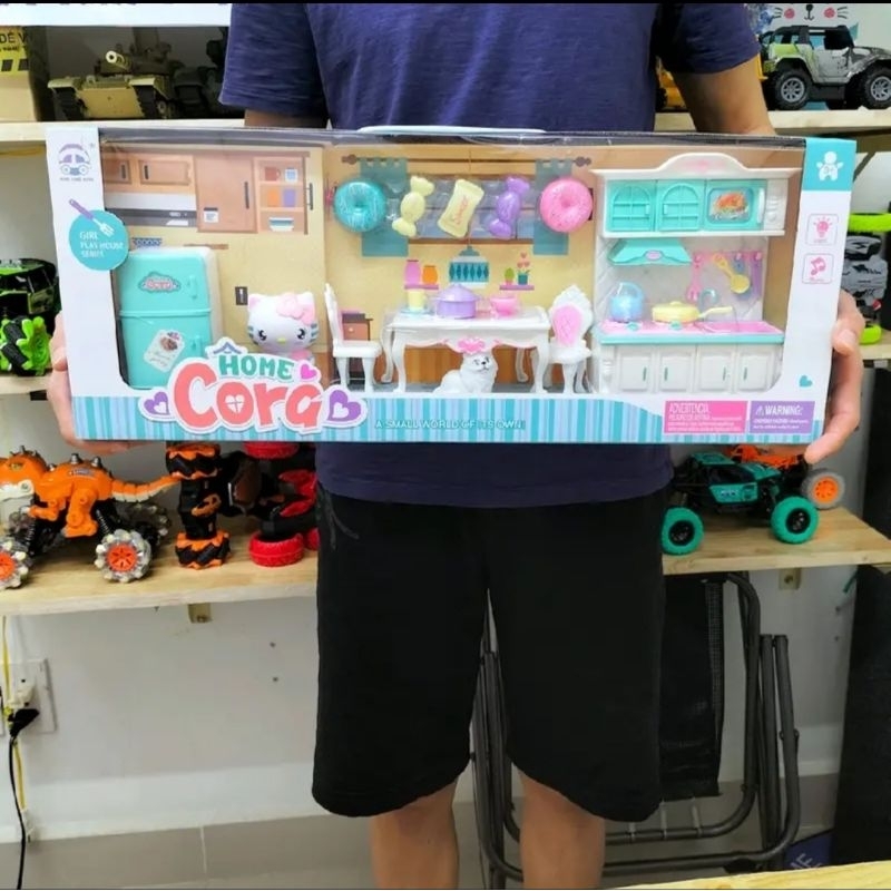 Bộ đồ chơi nội thất nhà bếp Hello Kitty