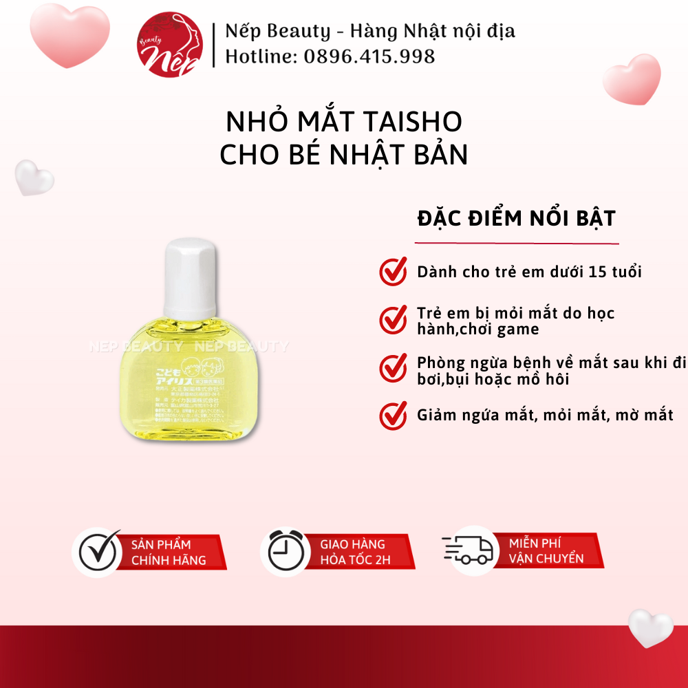 Nhỏ Mắt Taisho Nhật Cho Bé Hay Xem Tivi Điện Thoại