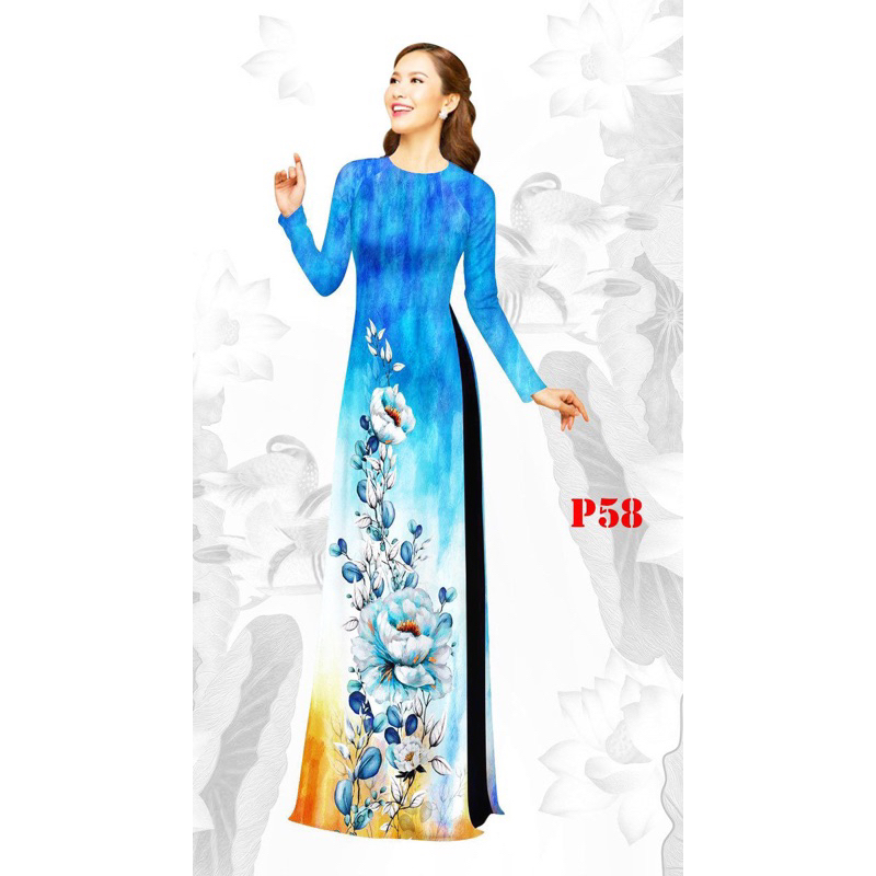 Áo dài in 3D cao cấp