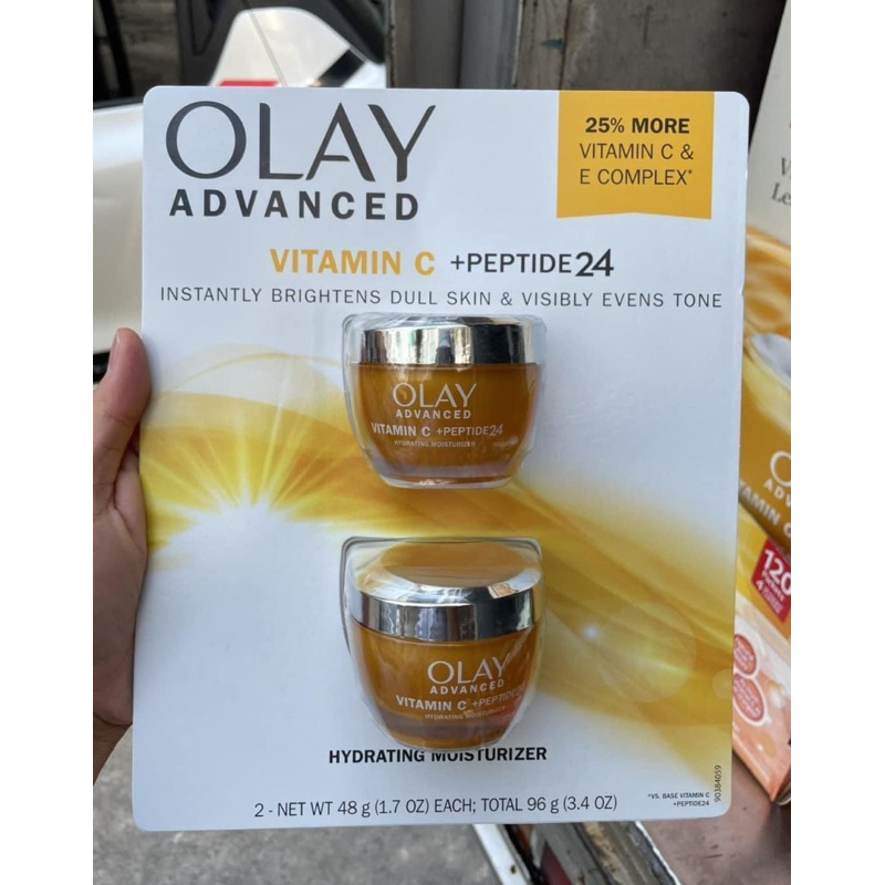 SET 𝐊𝐞𝐦 𝐝𝐮̛𝐨̛̃𝐧𝐠 𝐝𝐚 𝐜𝐡𝐨̂́𝐧𝐠 𝐥𝐚̃𝐨 𝐡𝐨́𝐚 𝐎𝐥𝐚𝐲 𝐕𝐢𝐭𝐚𝐦𝐢𝐧 𝐂 + 𝐏𝐞𝐩𝐭𝐢𝐝𝐞 𝟐𝟒 𝐀𝐝𝐯𝐚𝐧𝐜𝐞𝐝 + 𝐇𝐲𝐝𝐫𝐚𝐭𝐢𝐧𝐠 Moisturizer