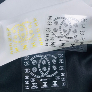 Sticker dán móng thương hiệu-Set 2 tấm