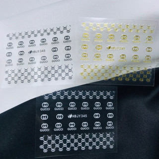 Sticker dán móng thương hiệu-Set 2 tấm