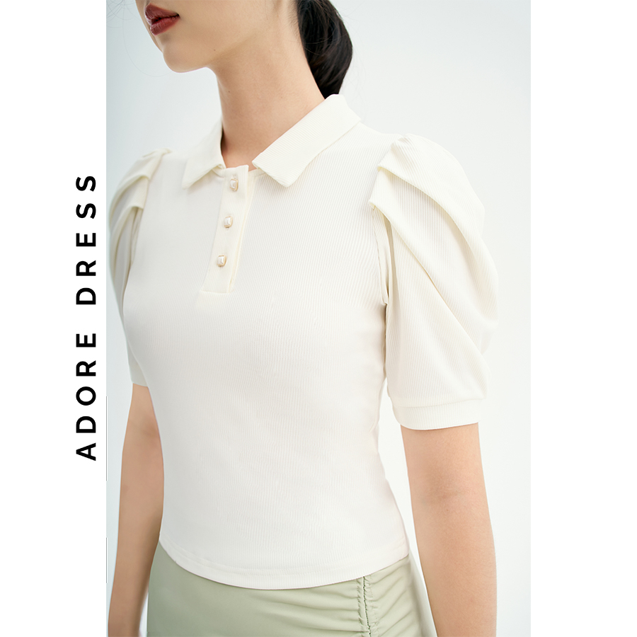 Áo Polo shirts casual style thun tăm 313TS1016 ADORE DRESS