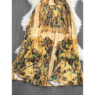 Đầm maxi Boho hở lưng quyến rũ