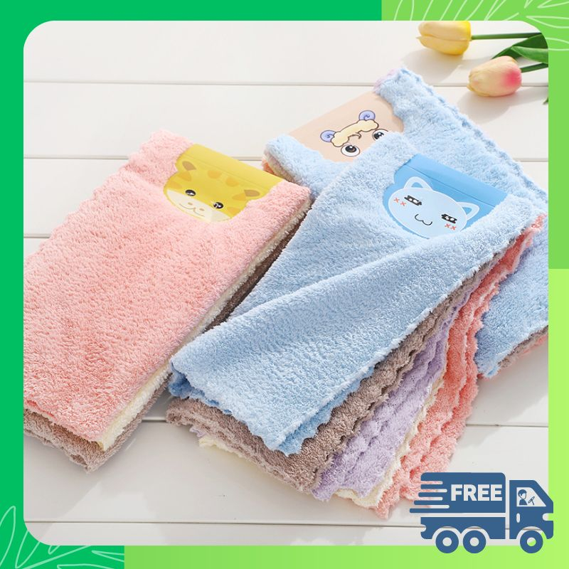 Combo 5 Khăn Lau Bếp Đa Năng 2 Mặt 30x30cm