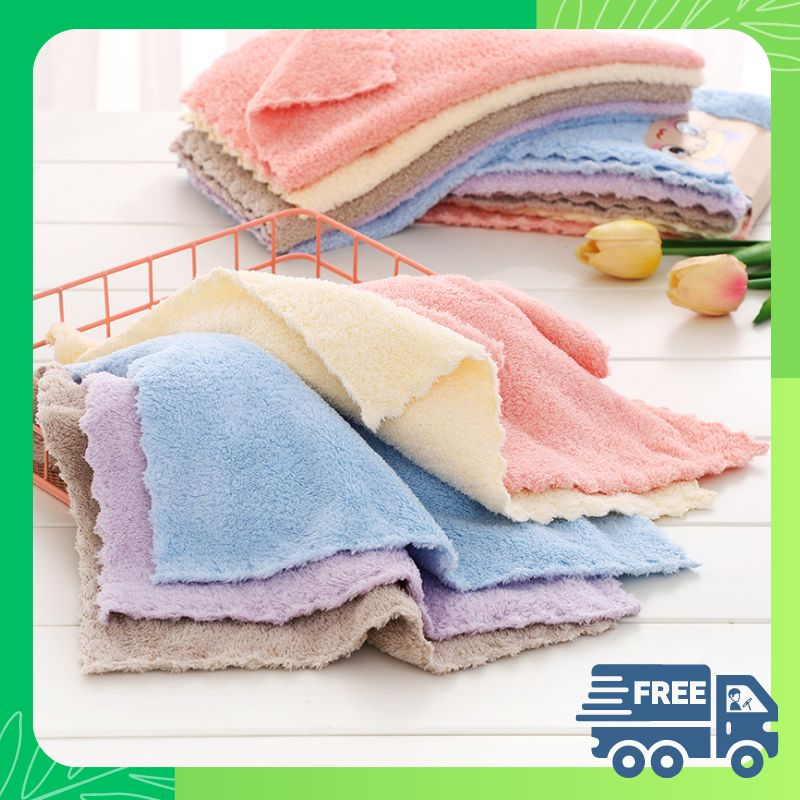 Combo 5 Khăn Lau Bếp Đa Năng 2 Mặt 30x30cm
