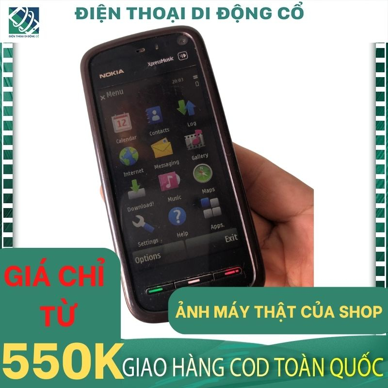 【HÀNG HIẾM】Điện Thoại Cổ Nokia 5800 XpressMusic MÁY ZIN NGUYÊN BẢN - BẢO HÀNH 12 THÁNG 1 ĐỔI 1 TRONG 1 THÁNG ĐẦU TIÊN