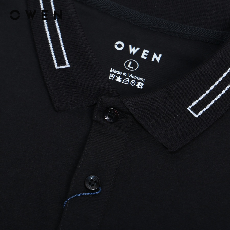 Áo polo nam Owen cao cấp co giãn chất vải cotton thấm hút mồ hôi form slim nhẹ mặc vừa vặn năng động trẻ trung