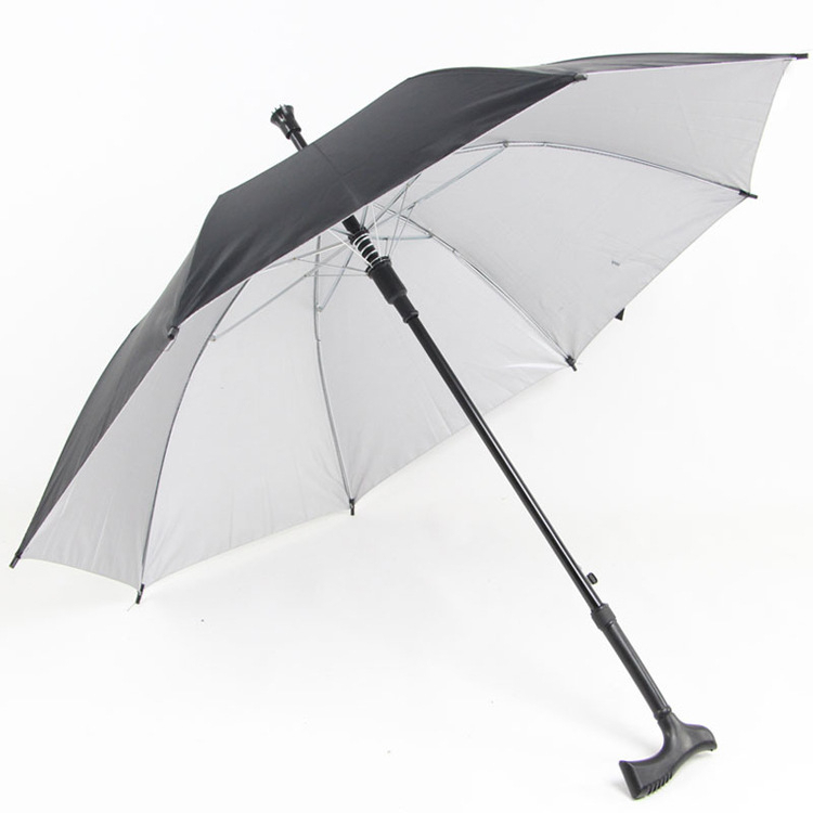 Dù Đi Mưa Kiêm Gậy Chống Cho Người Cao Tuổi Chống Mỏi Chân 2in1 Sombrilla Rainbow Umbrella ☘️AsiaMart88☘️