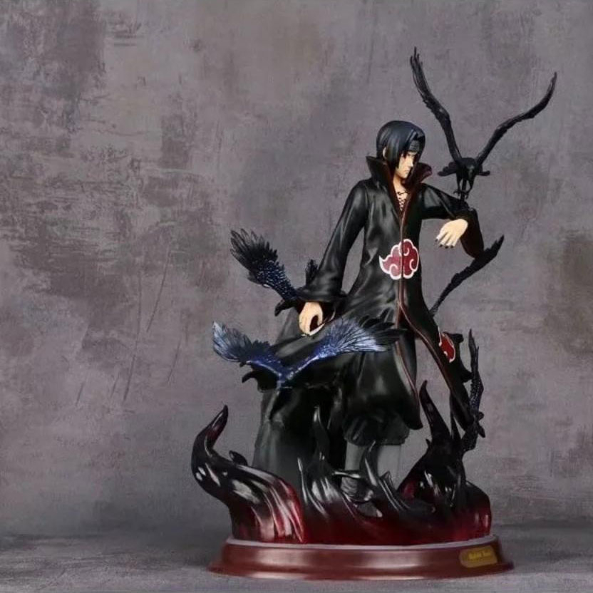 Mô hình Naruto ITACHI Akatsuki hắc hỏa dáng đứng cực ngầu . Cao 29cm , nặng 1kg . Figure naruto