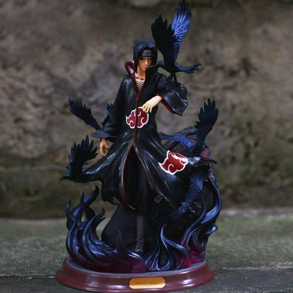Mô hình Naruto ITACHI Akatsuki hắc hỏa dáng đứng cực ngầu . Cao 29cm , nặng 1kg . Figure naruto