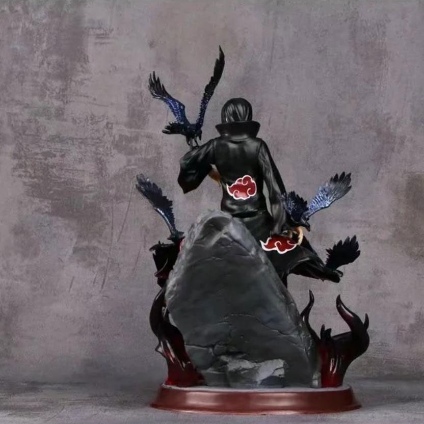 Mô hình Naruto ITACHI Akatsuki hắc hỏa dáng đứng cực ngầu . Cao 29cm , nặng 1kg . Figure naruto