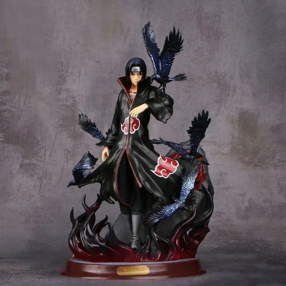 Mô hình Naruto ITACHI Akatsuki hắc hỏa dáng đứng cực ngầu . Cao 29cm , nặng 1kg . Figure naruto