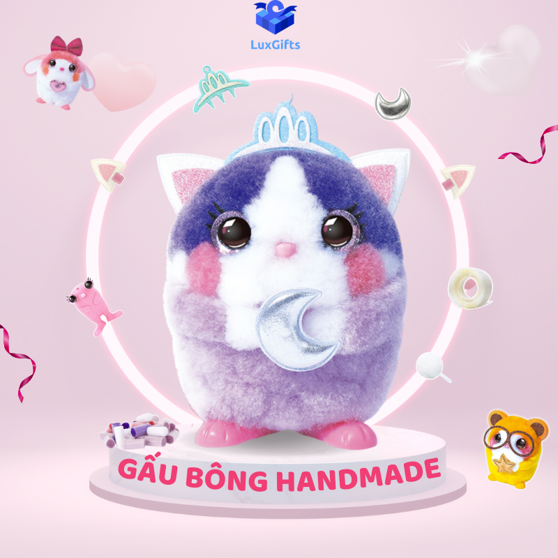 Búp bê/gấu bông handmade - Quà tặng độc đáo cho bé gái và bạn gái