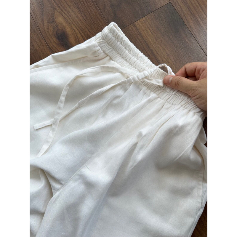 Quần dài linen tưng dư xịn dài 100cm