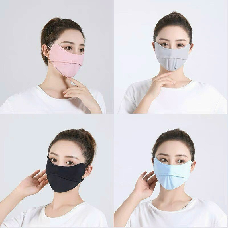 Khẩu trang chống tia UV cao cấp Thiết Kế chống nắng UPF 50+ nam nữ đều thích hợp