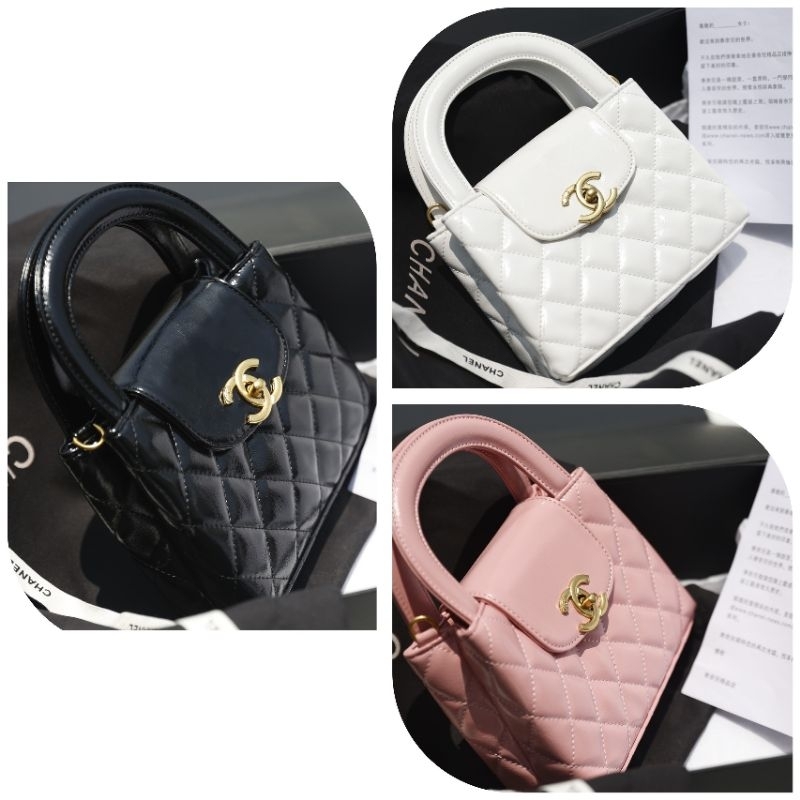 Túi xách nữ C.N. CRUISE sz19x22cm da nhám dày dặn có độ bóng nhẹ fullbox nam châm kèm bill