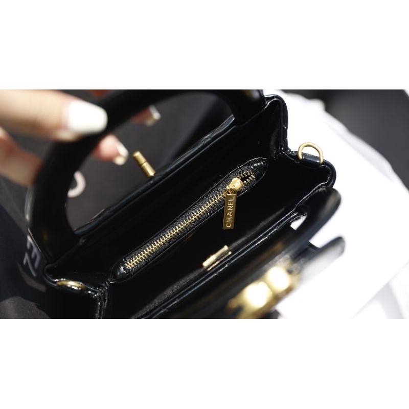 Túi xách nữ C.N. CRUISE sz19x22cm da nhám dày dặn có độ bóng nhẹ fullbox nam châm kèm bill