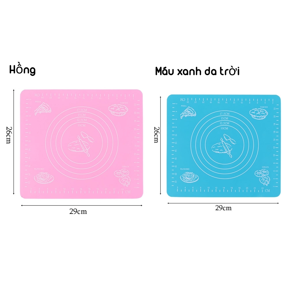 Thảm silicon nhào chất lượng cao, 29x26cm