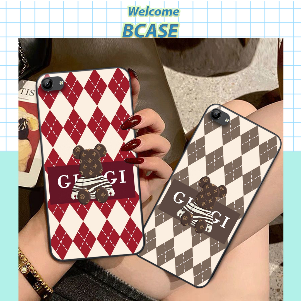 Ốp lưng Vivo V5 / V5 Plus / Y67 / Y66 in hình gấu bear, kaws/ Ốp bearbrick cao cấp mới nhất