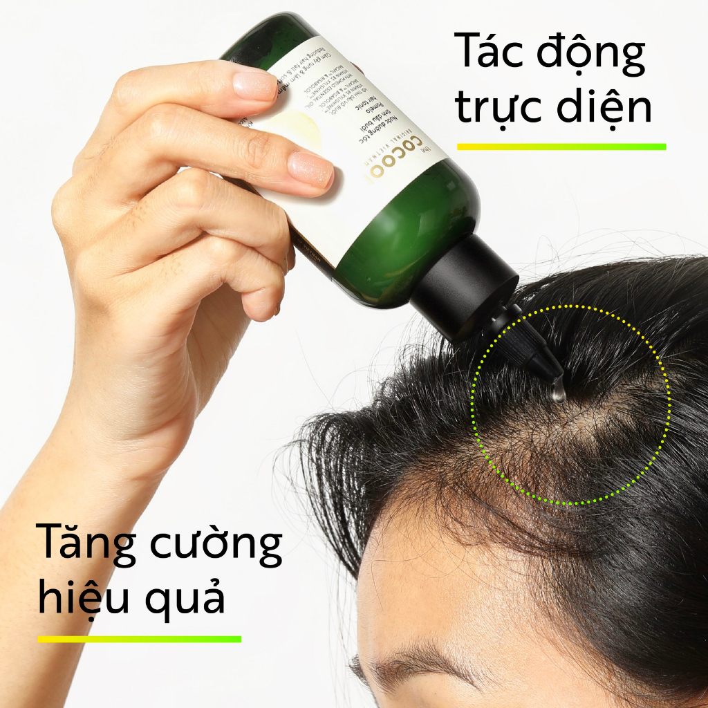 Nước dưỡng tóc tinh dầu bưởi kích mọc tóc Cocoon Garin bigsize 310ml ngăn rụng làm mềm tóc kích thích mọc tóc nhanh hơn