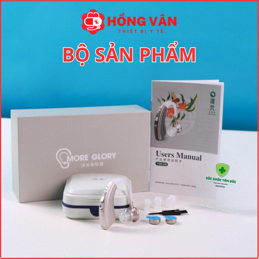 Máy trợ thính cho người già VHP 220 , tai nghe trợ thính cho người già không dây