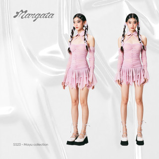Đầm thun hồng phấn Mangata (Sugar Dress)