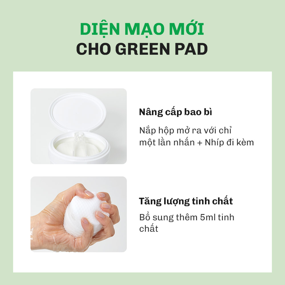 Bộ 70 miếng bông tẩy trang toner COSRX One Step Green Hero