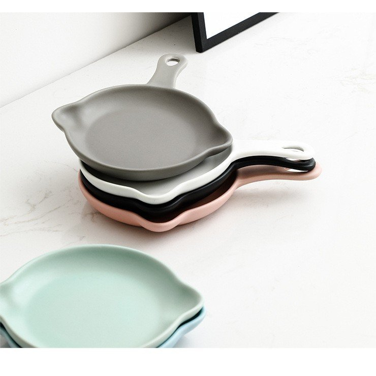 Đĩa Sứ, Dĩa Sứ Tròn Ceramic Nhiều Màu Phong Cách Bắc Âu Sang Trọng Cho Các Món Ăn Chính, Bánh Hoặc Trang Trí Bàn Ăn 20cm