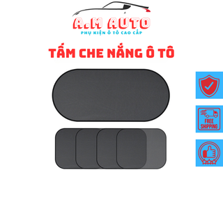 Tấm che nắng kính ô tô , tấm lưới che nắng chống tia UV gắn kính chắn gió ô tô, xe hơi. Bộ 5 tấm