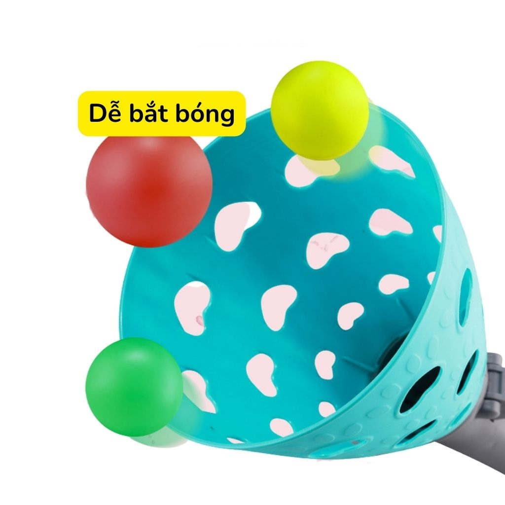 Cốc bắn bóng vui nhộn đồ chơi trẻ em phát triển chiều cao bộ 2 cốc tặng kèm 4 bóng, quà tặng sinh nhật cho bé