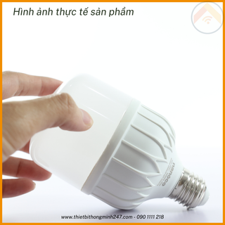Bóng đèn led hình trụ nanoco nlb chui đèn e27, ánh sáng trung tính 4000k