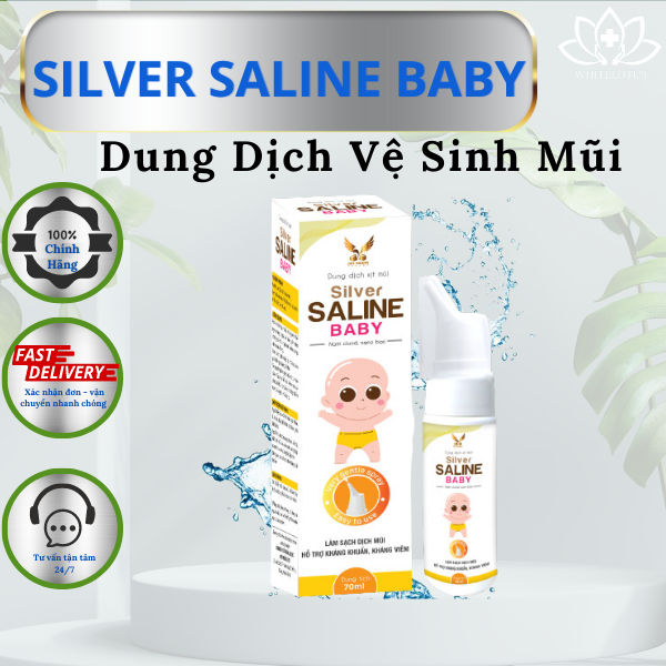 Silver Saline Baby - Dung Dịch Xịt Mũi Dành Cho Bé