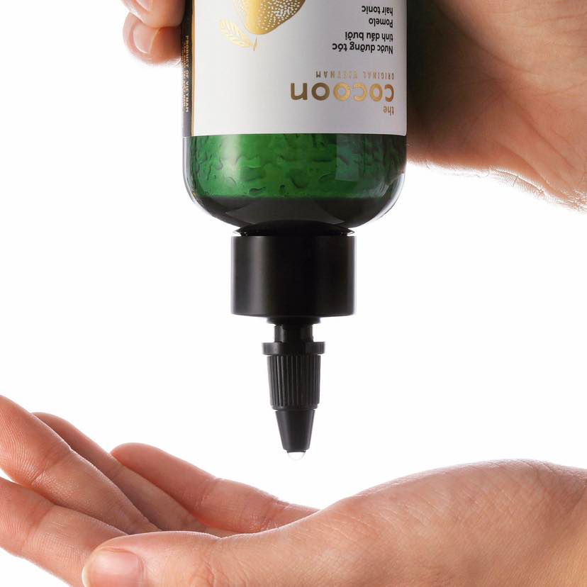 BIGSIZE Nước dưỡng tóc tinh dầu bưởi Cocoon giúp giảm gãy rụng &amp; làm mềm tóc 310ml - HUNOXA
